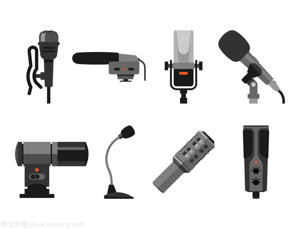 麦克风类型概览 从采访到广播的多功能声乐工具